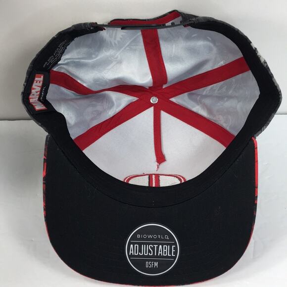 Marvel Comics Deadpool Snapback Trucker Hat Cap - Picture 4 of 15